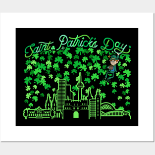 Saint Patrick's Day Cologne Germany Posters and Art